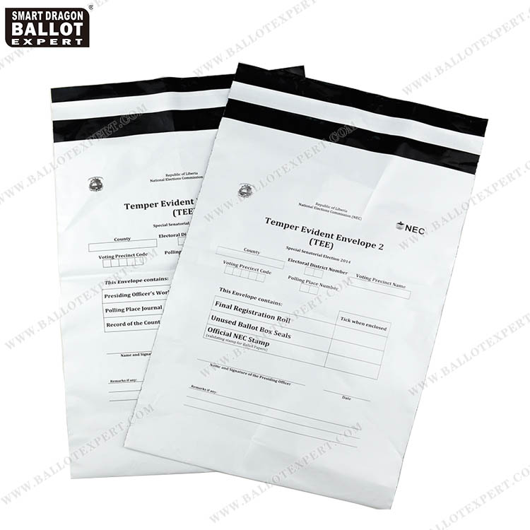 Voting Tamer Proof Envelopes Bag For Election